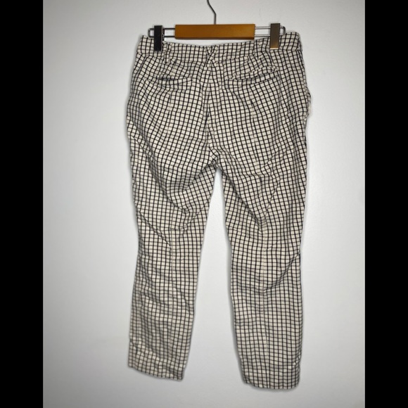 Anthropologie Plaid Essential Slim Ankle Pants - Picture 2 of 7